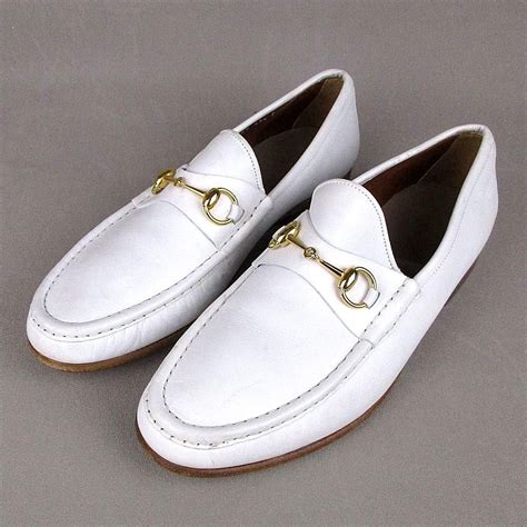 gucci shoes white dress|vintage gucci dress shoes.